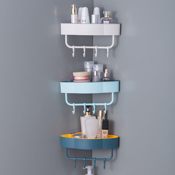 Multifunctional Bathroom and Kitchen Triangle Storage Rack | DDK250912896