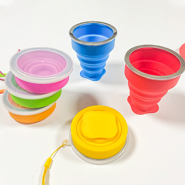 Portable Food Grade Silicone Folding Water Cup | DDK250904892