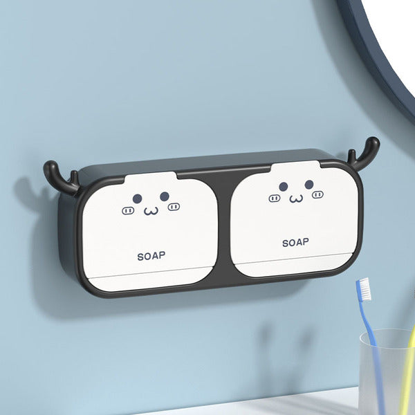 Cartoon Antlers Design Soap Storage Box | DDC250620838