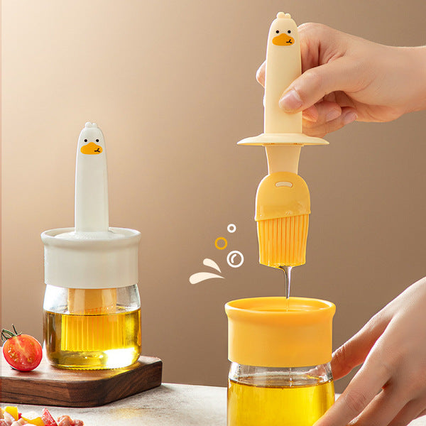 Silicon Oil Brush with Glass Bottole | DDC250618835