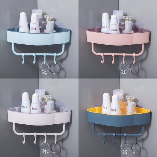 Multifunctional Bathroom and Kitchen Triangle Storage Rack | DDK250912896