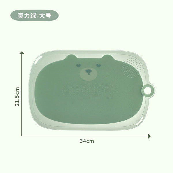 Anti-mildew Double Sided Cutting Board with Food Supplement Knife | DDC250705846