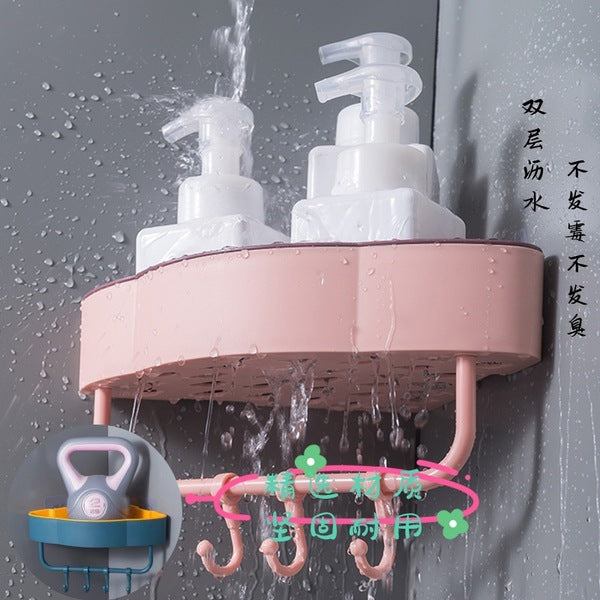 Multifunctional Bathroom and Kitchen Triangle Storage Rack | DDK250912896