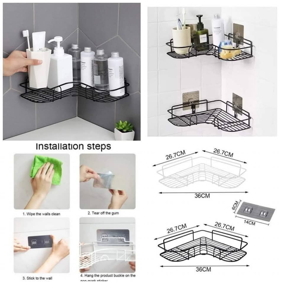 Punch-free Metal Corner Storage Rack | DDK250706848