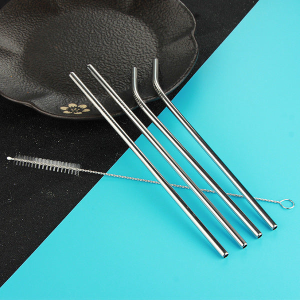 SS Food Grade Metal Straws Packaging Set | DDK250725865