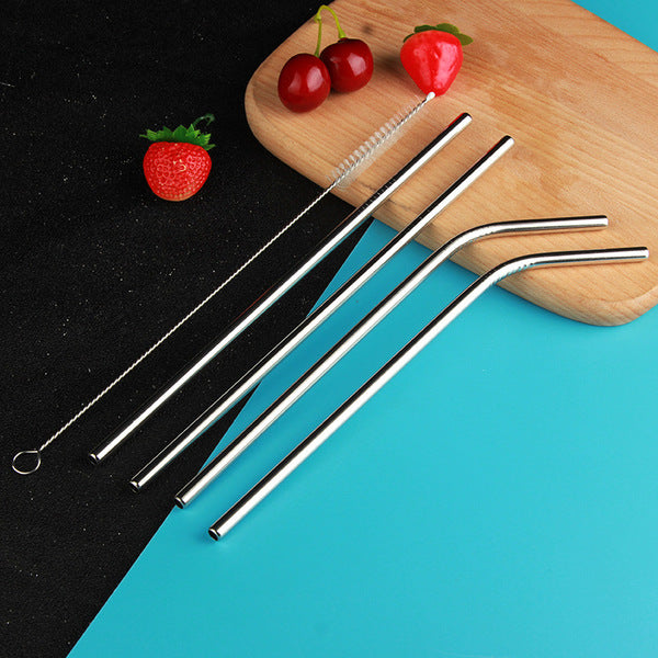 SS Food Grade Metal Straws Packaging Set | DDK250725865