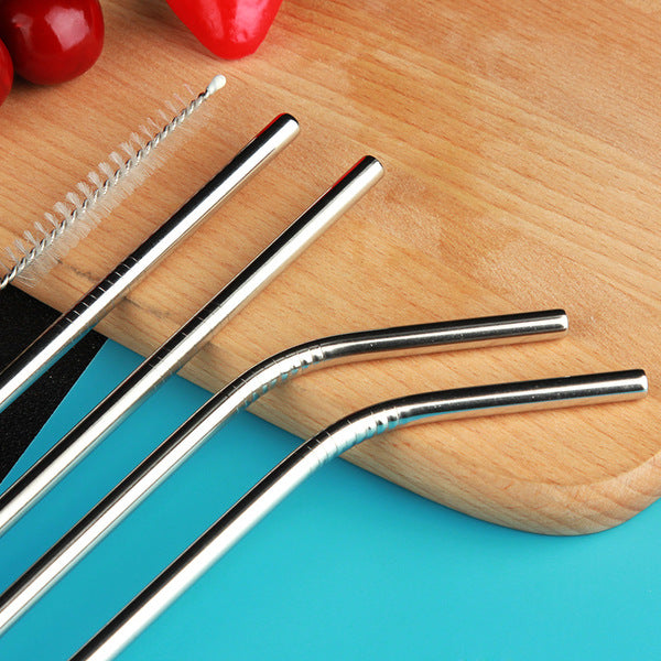 SS Food Grade Metal Straws Packaging Set | DDK250725865