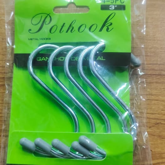 SS S Type Hook Hanger 3 inch 5 Pack | DDK250526802
