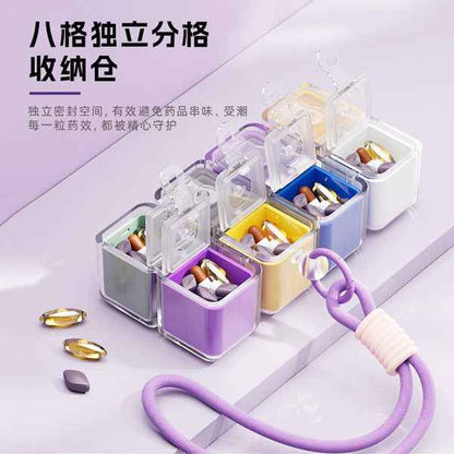 Magnetic Rubik Cube Medicine Storage Box | DDC2609021053