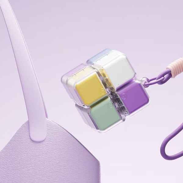 Magnetic Rubik Cube Medicine Storage Box | DDC2609021053