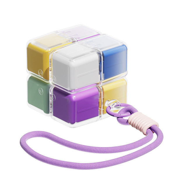 Magnetic Rubik Cube Medicine Storage Box | DDC2609021053