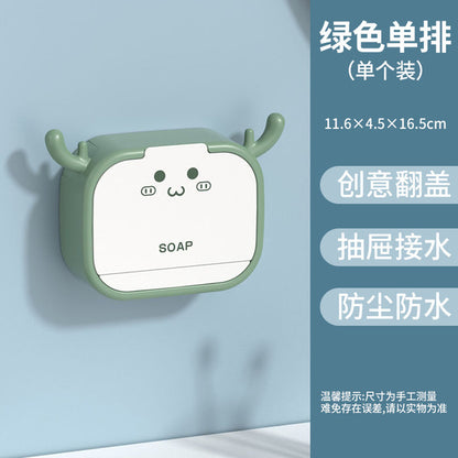 Cartoon Antlers Design Soap Storage Box | DDC250620838