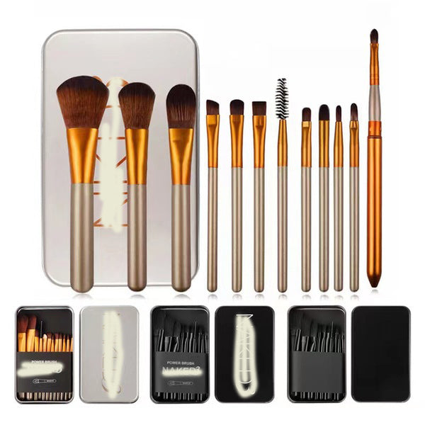 Naked3-MAC Makeup Brush Set 12 Iron Boxes | DDC251109912