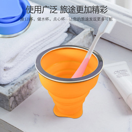 Portable Food Grade Silicone Folding Water Cup | DDK250904892