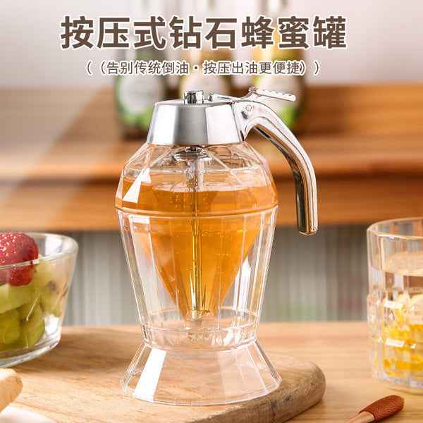 Honey Dispenser Syrup Juice Dispenser Acrylic Honey Syrup Dispenser Honey Jar | DDC250512702