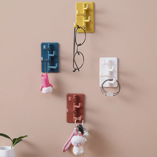 Multifunction 4 hook Wall Hanger (2 Pcs) | DDK250526791