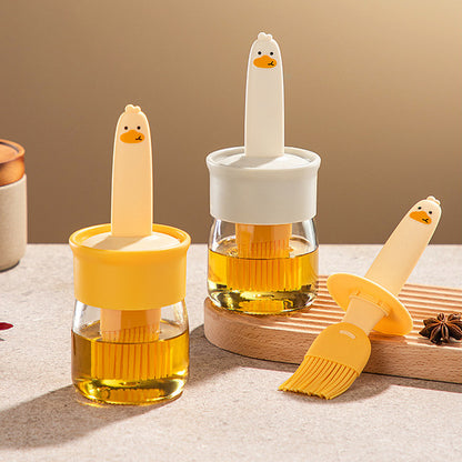 Silicon Oil Brush with Glass Bottole | DDC250618835