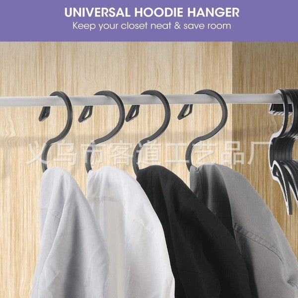 S-Shaped Plastic Hook Rack Hoodie Hanger (5 Pcs Set) |  DDC251227934