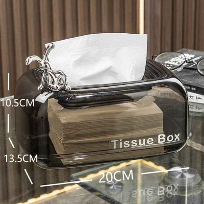 Luxury Transparent Tissue Box | DDC260324978