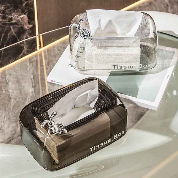 Luxury Transparent Tissue Box | DDC260324978