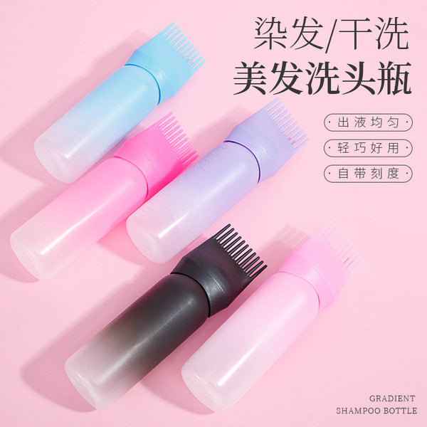Gradient Shampoo Bottle Comb Tube | DDC250915898