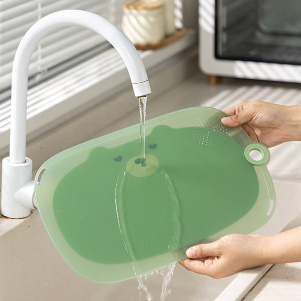 Anti-mildew Double Sided Cutting Board with Food Supplement Knife | DDC250705846