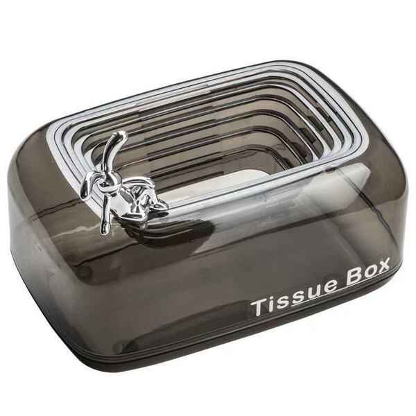 Luxury Transparent Tissue Box | DDC260324978