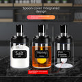 3pcs/1set-Masala-Oil-Honey Glass Jar | DDC250527819