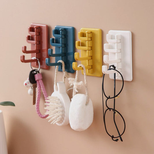Multifunction 4 hook Wall Hanger (2 Pcs) | DDK250526791