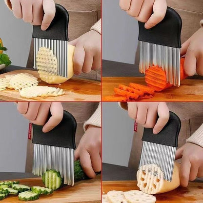 SS Large Wave French Fries Cutter | DDC250825834