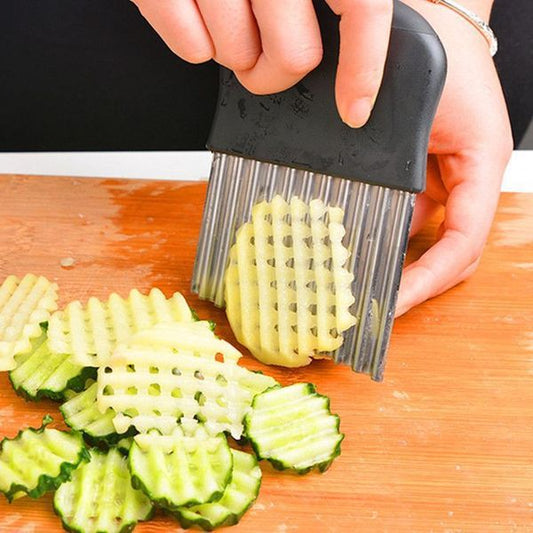 SS Large Wave French Fries Cutter | DDC250825834