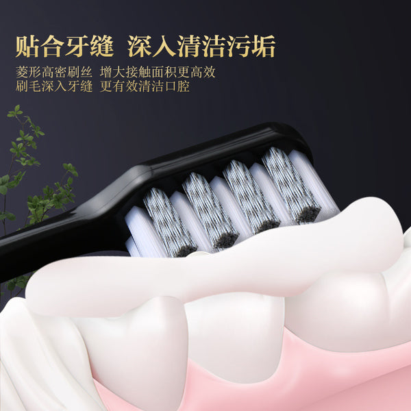 Hard Bristled Spiral Toothbrush (Adults-2 Pcs) | DDC260106949