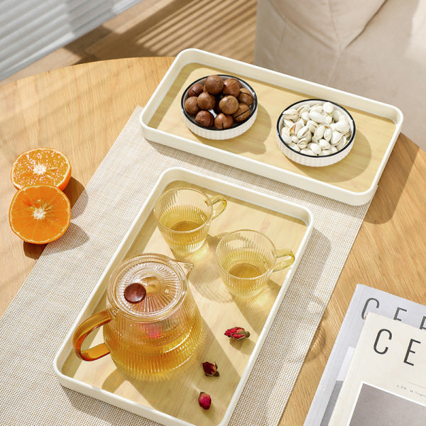 Wood Grain Tea Tray (3 Pcs Set) | DDC251121921