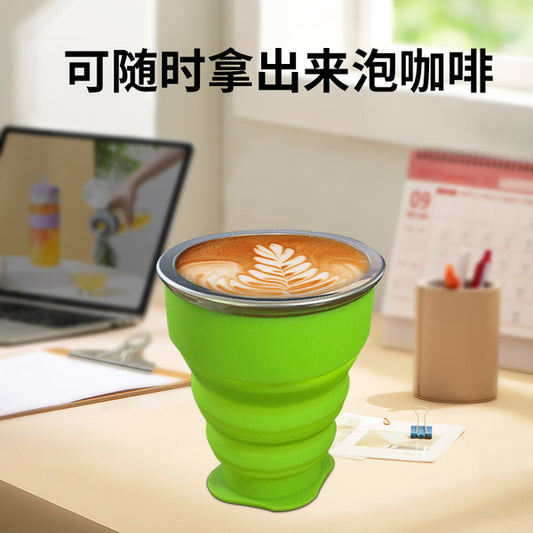 Portable Food Grade Silicone Folding Water Cup | DDK250904892