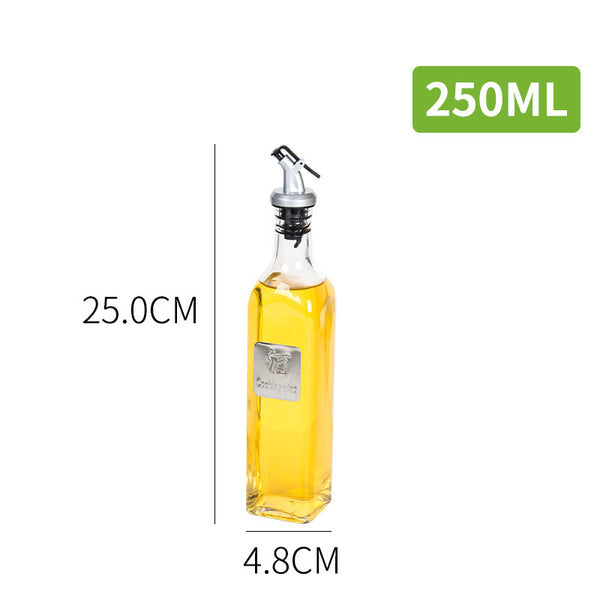 Multifunctional Olive Oil Square Glass Bottle | DDK250707854