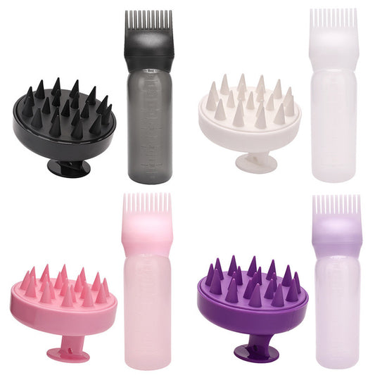 Hair Comb Combination suit With Shampoo Massage Brush | DDC250630841