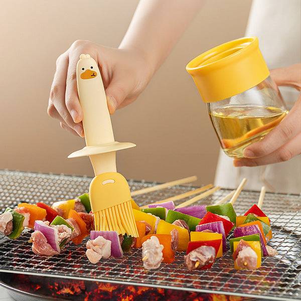 Silicon Oil Brush with Glass Bottole | DDC250618835