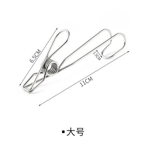 SS Kitchen Clip with Hook (2 Pcs Set) | DDC251109916