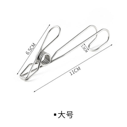 SS Kitchen Clip with Hook (2 Pcs Set) | DDC251109916