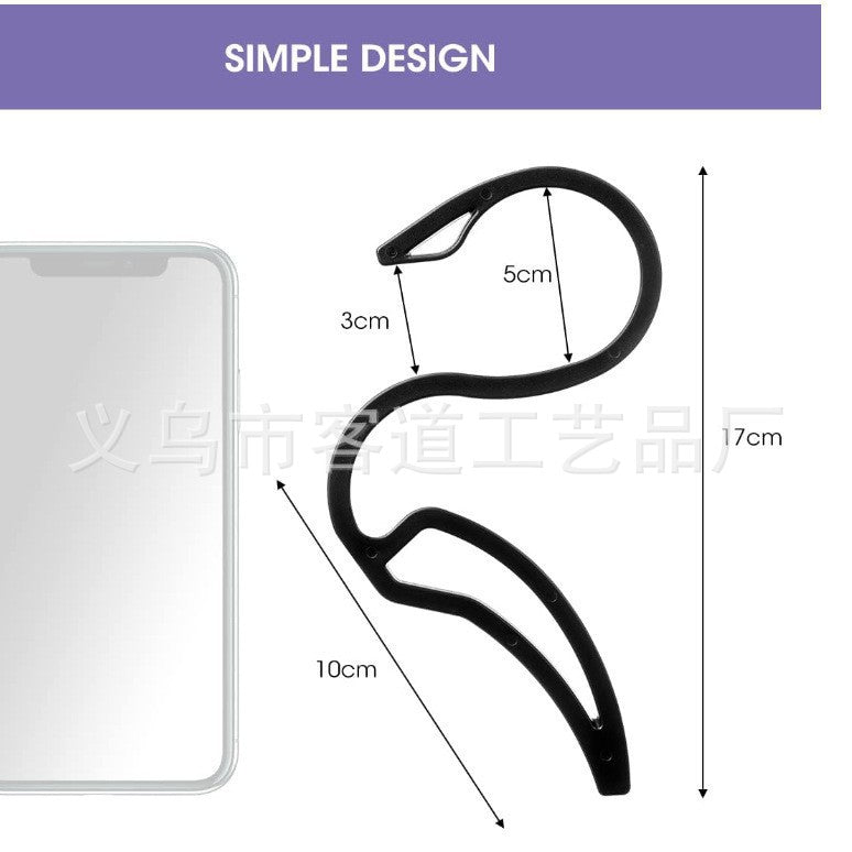 S-Shaped Plastic Hook Rack Hoodie Hanger (5 Pcs Set) |  DDC251227934