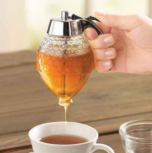 Honey Dispenser Syrup Juice Dispenser Acrylic Honey Syrup Dispenser Honey Jar | DDC250512702