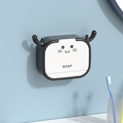 Cartoon Antlers Design Soap Storage Box | DDC250620838