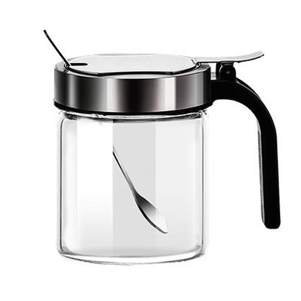 304 Stainless Steel Glass Seasoning Box | DDC251230941