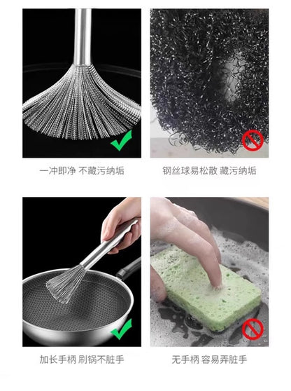 SS Pot Brush with Handle |  DDC260127960
