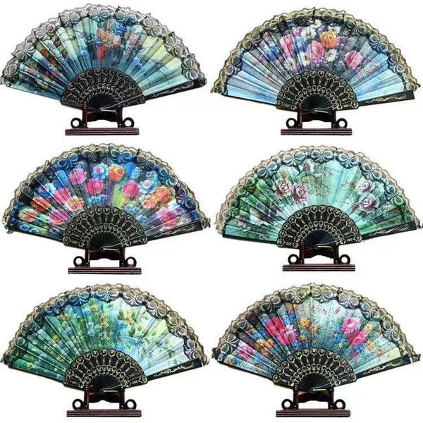 Spanish Lace Folding Fan/Pakha | DDK250522721