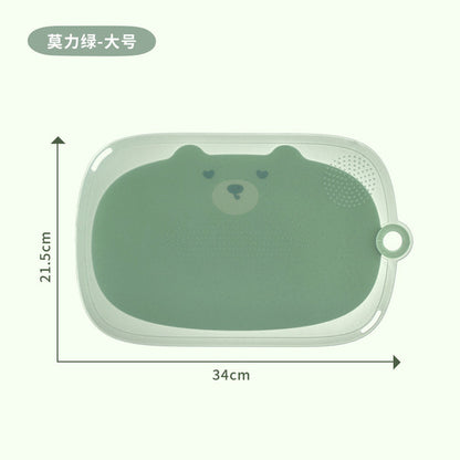 Anti-mildew Double Sided Cutting Board with Food Supplement Knife | DDC250705846