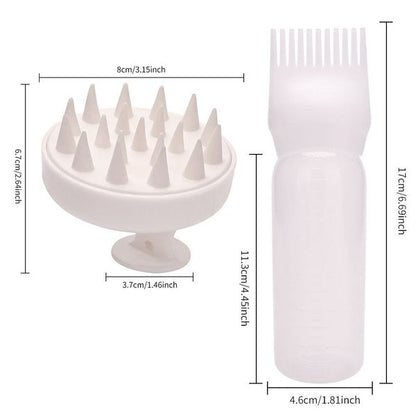Hair Comb Combination suit With Shampoo Massage Brush | DDC250630841