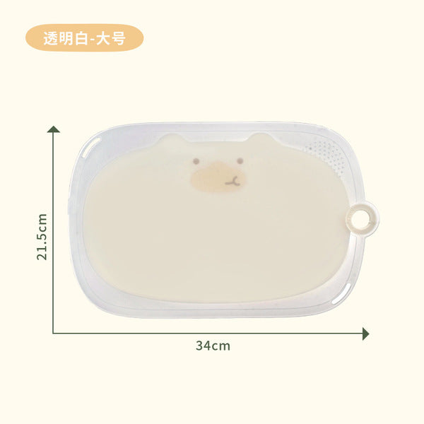 Anti-mildew Double Sided Cutting Board with Food Supplement Knife | DDC250705846