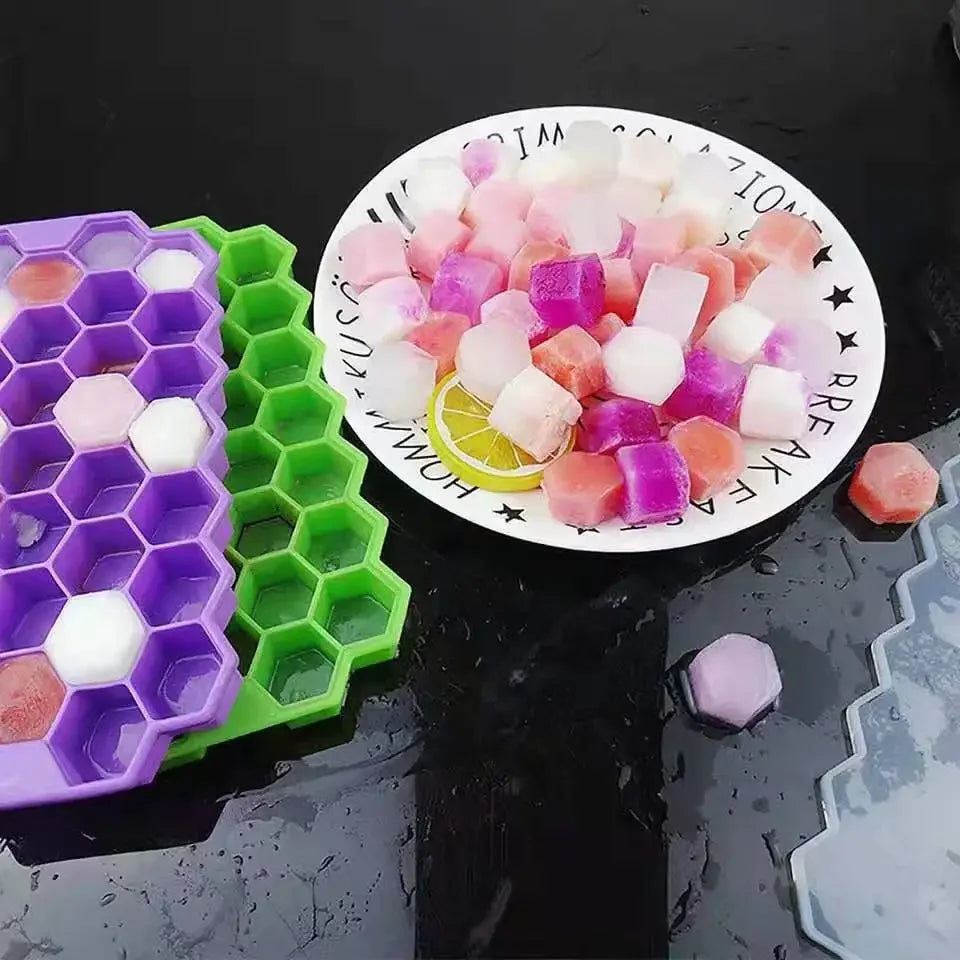 Silicon Honeycomb Ice Tray - 37 Cubes | DDK250524749