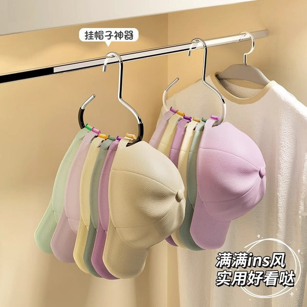 Hat Hanging Hook Rack Hat Storage Hanger (2 Pcs Set) |  DDC251227935